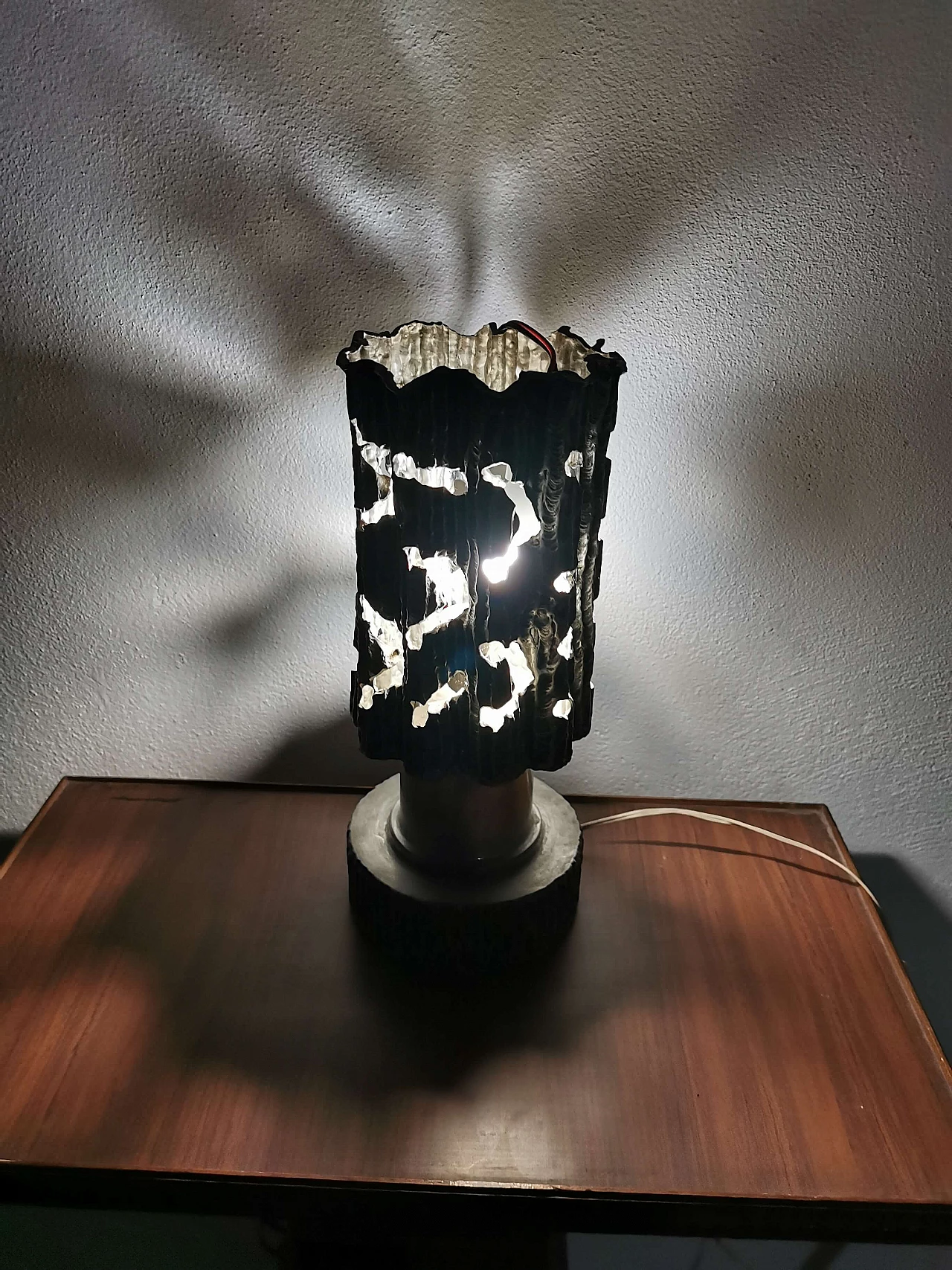 Pewter table lamp, 60s 1188110