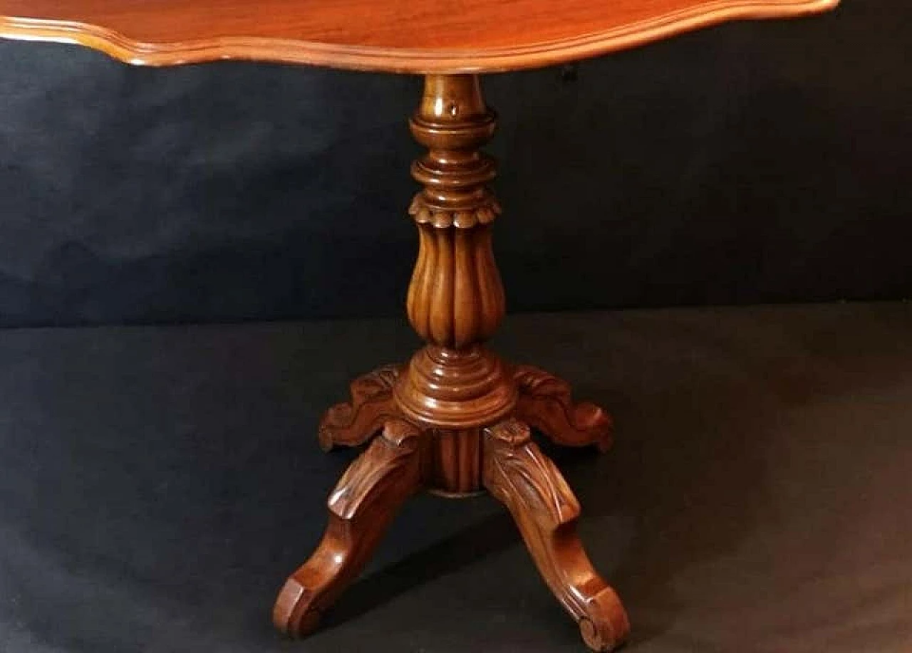 Louis Philippe sail table in walnut, 19th century 1188402