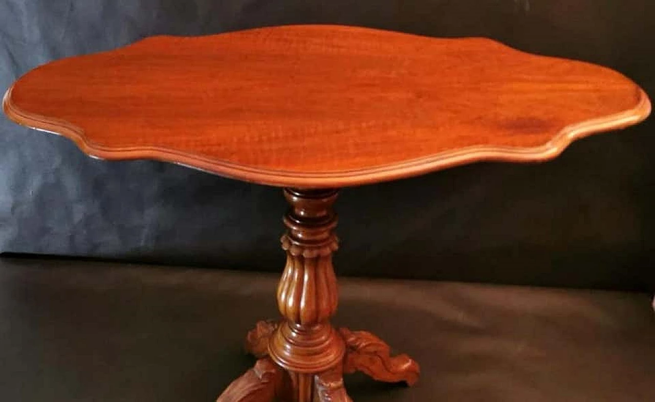 Louis Philippe sail table in walnut, 19th century 1188405