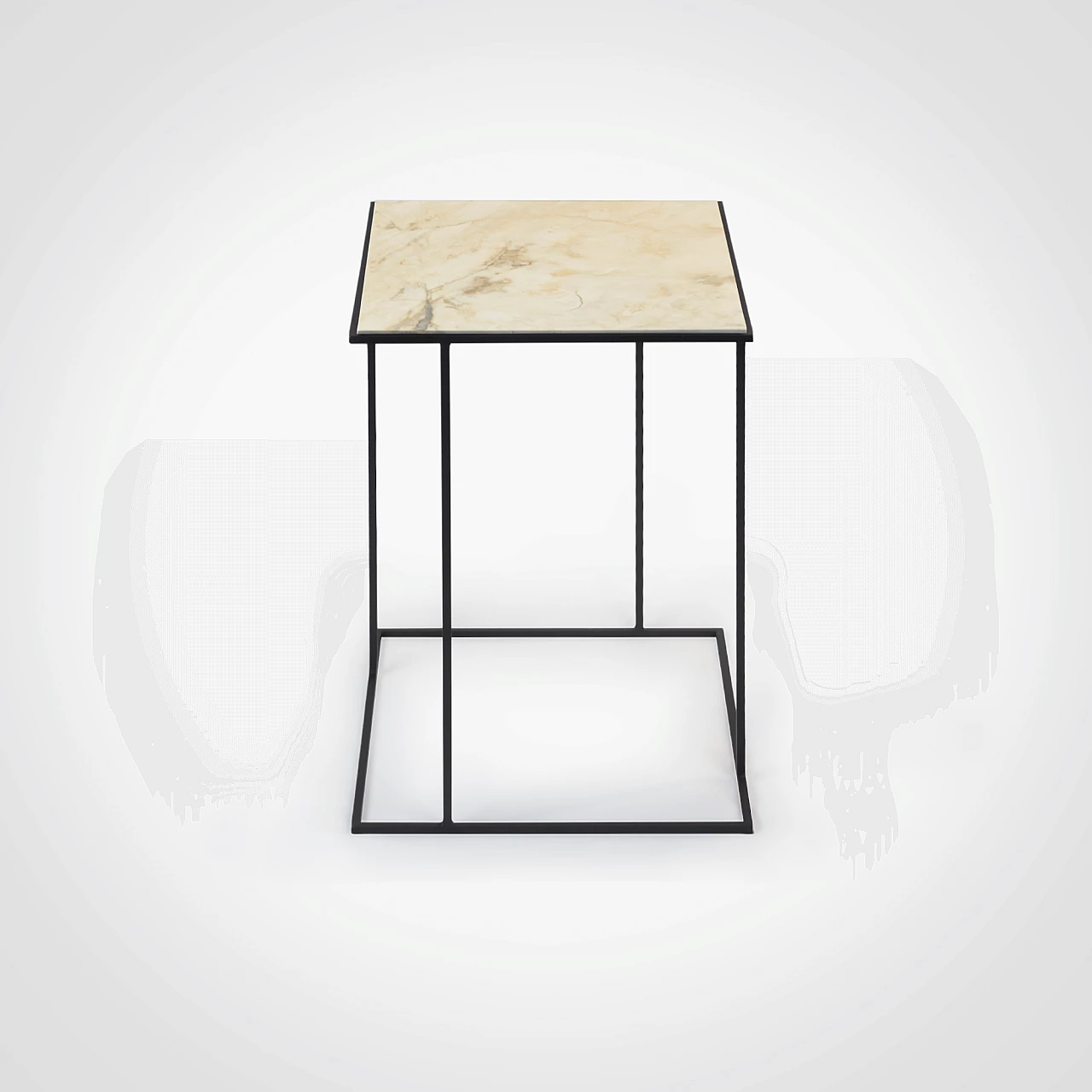 Coffee table with travertine top 1192502