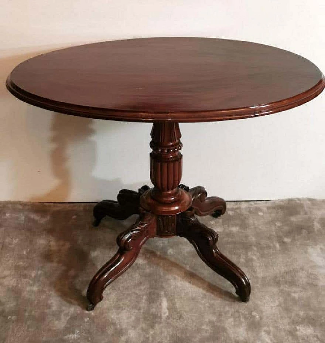 Louis Philippe sail table in mahogany, 19th century 1193216