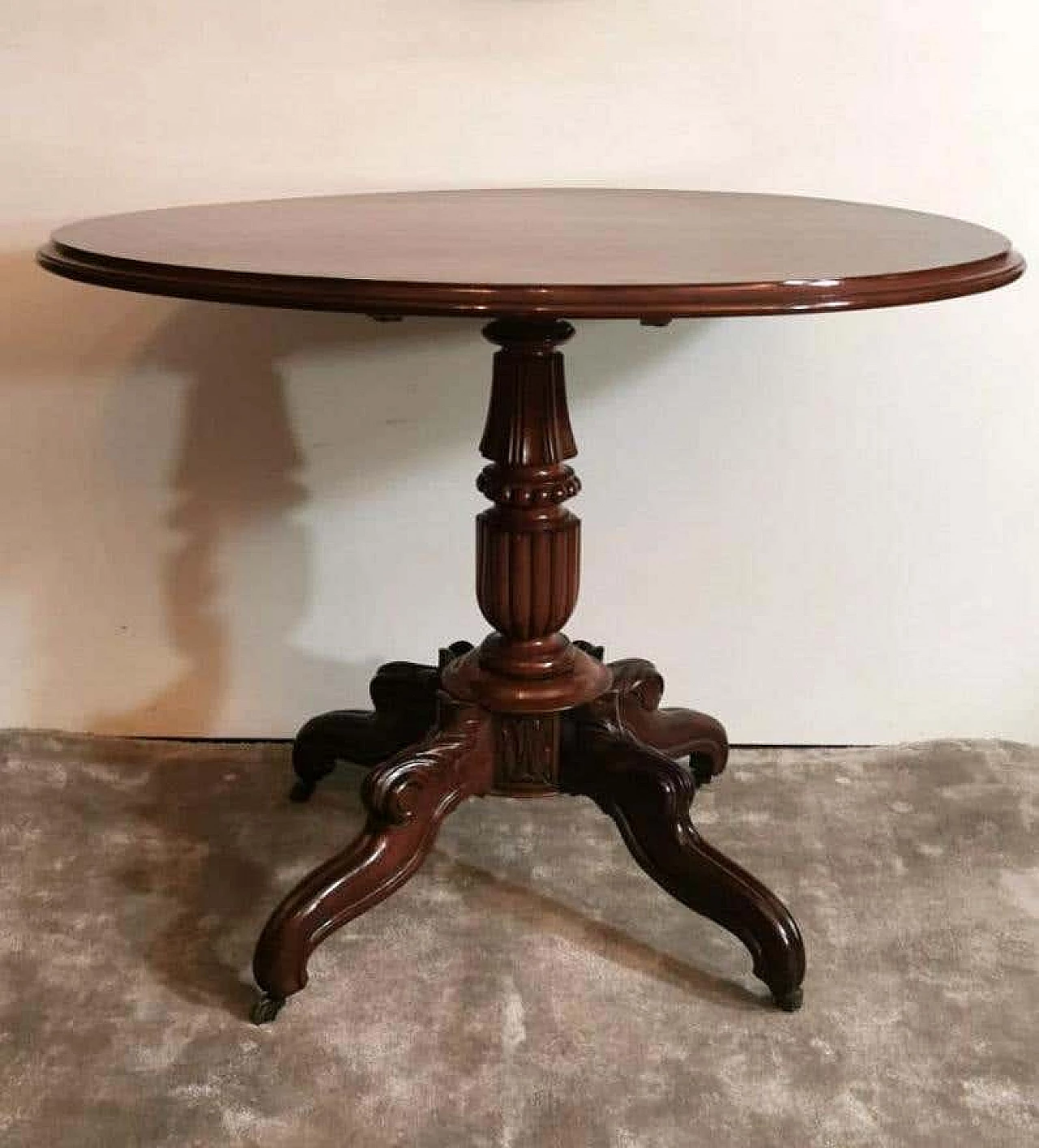 Louis Philippe sail table in mahogany, 19th century 1193217