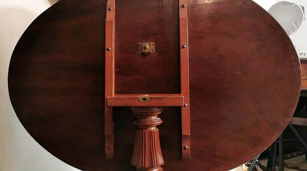 Louis Philippe sail table in mahogany, 19th century 1193222