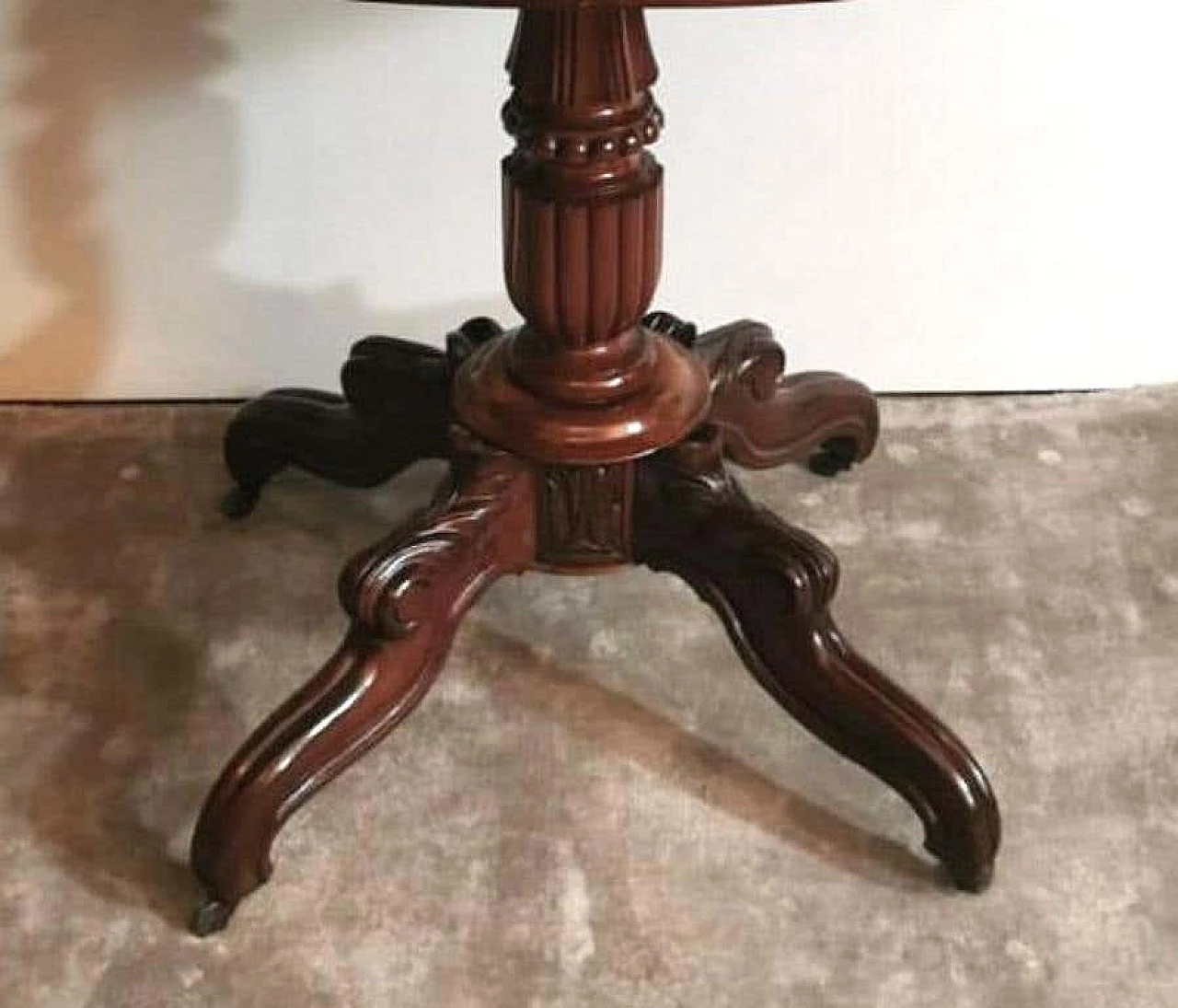 Louis Philippe sail table in mahogany, 19th century 1193226