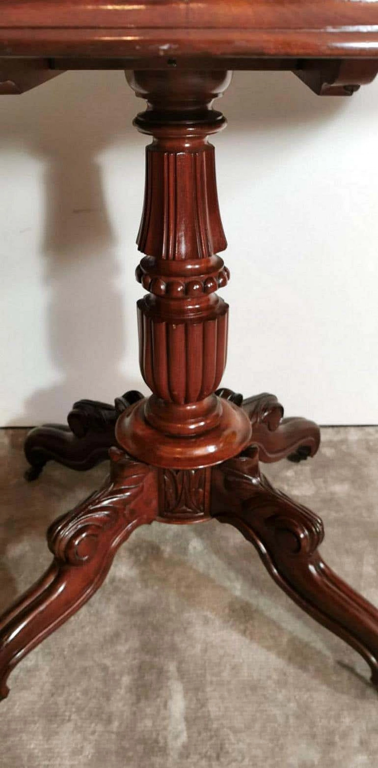 Louis Philippe sail table in mahogany, 19th century 1193227