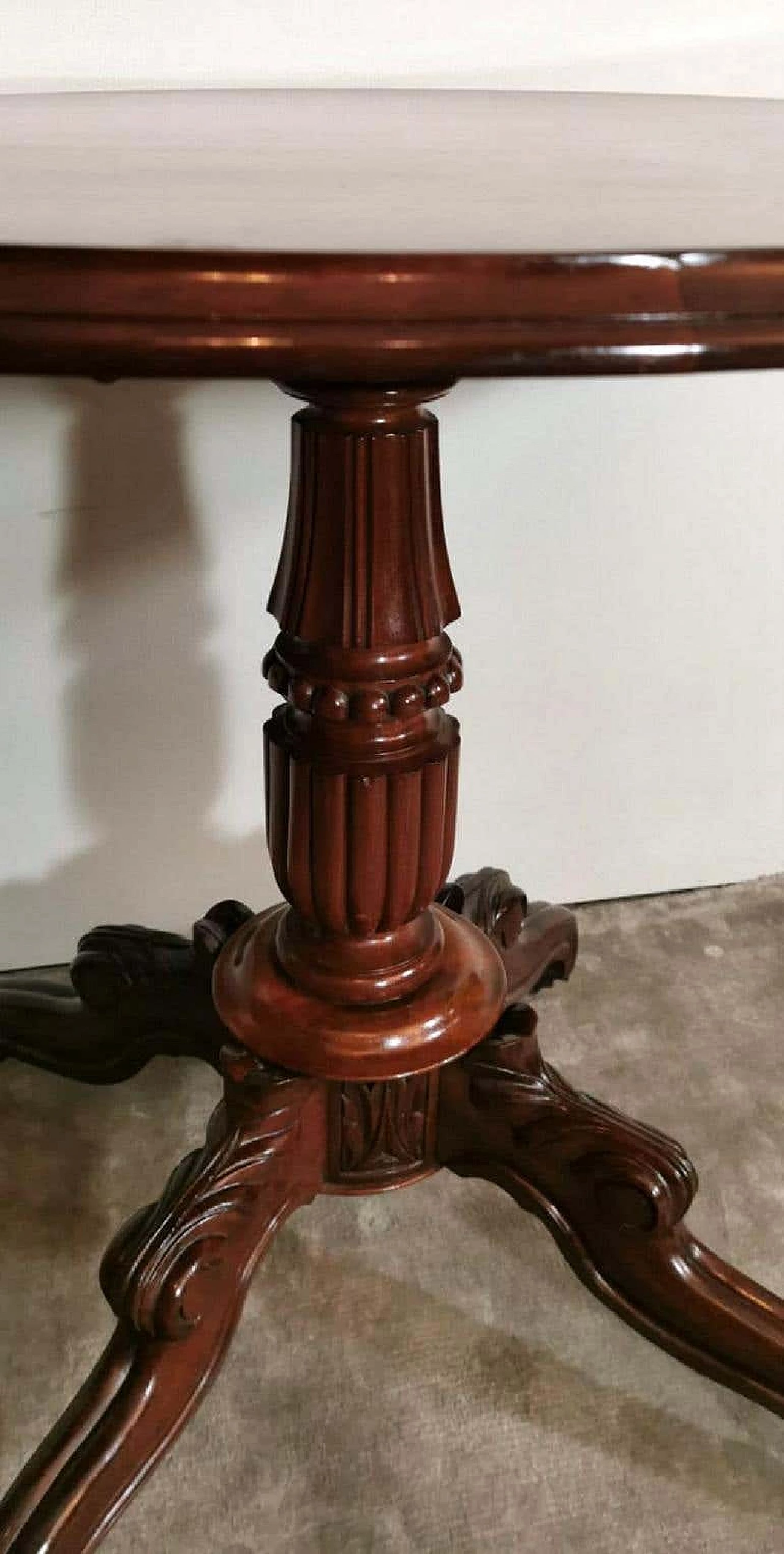 Louis Philippe sail table in mahogany, 19th century 1193228