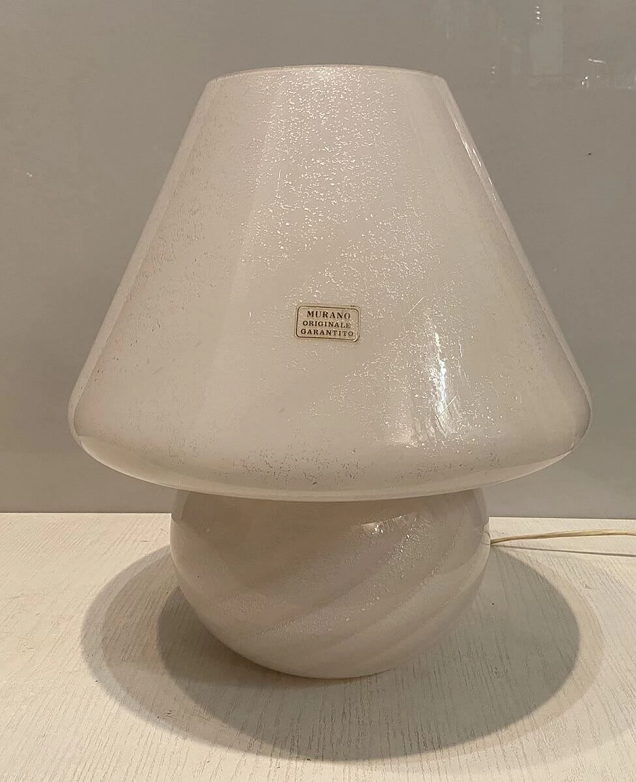 Lampada Fungo in vetro di Murano di Paolo Venini, anni '70 1197718