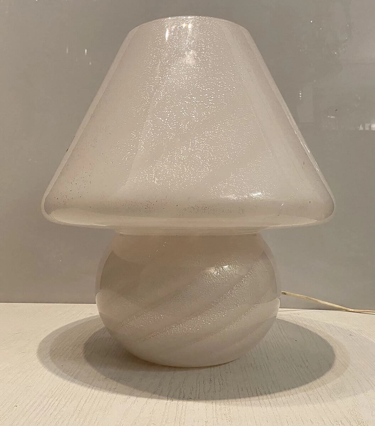 Lampada Fungo in vetro di Murano di Paolo Venini, anni '70 1197722