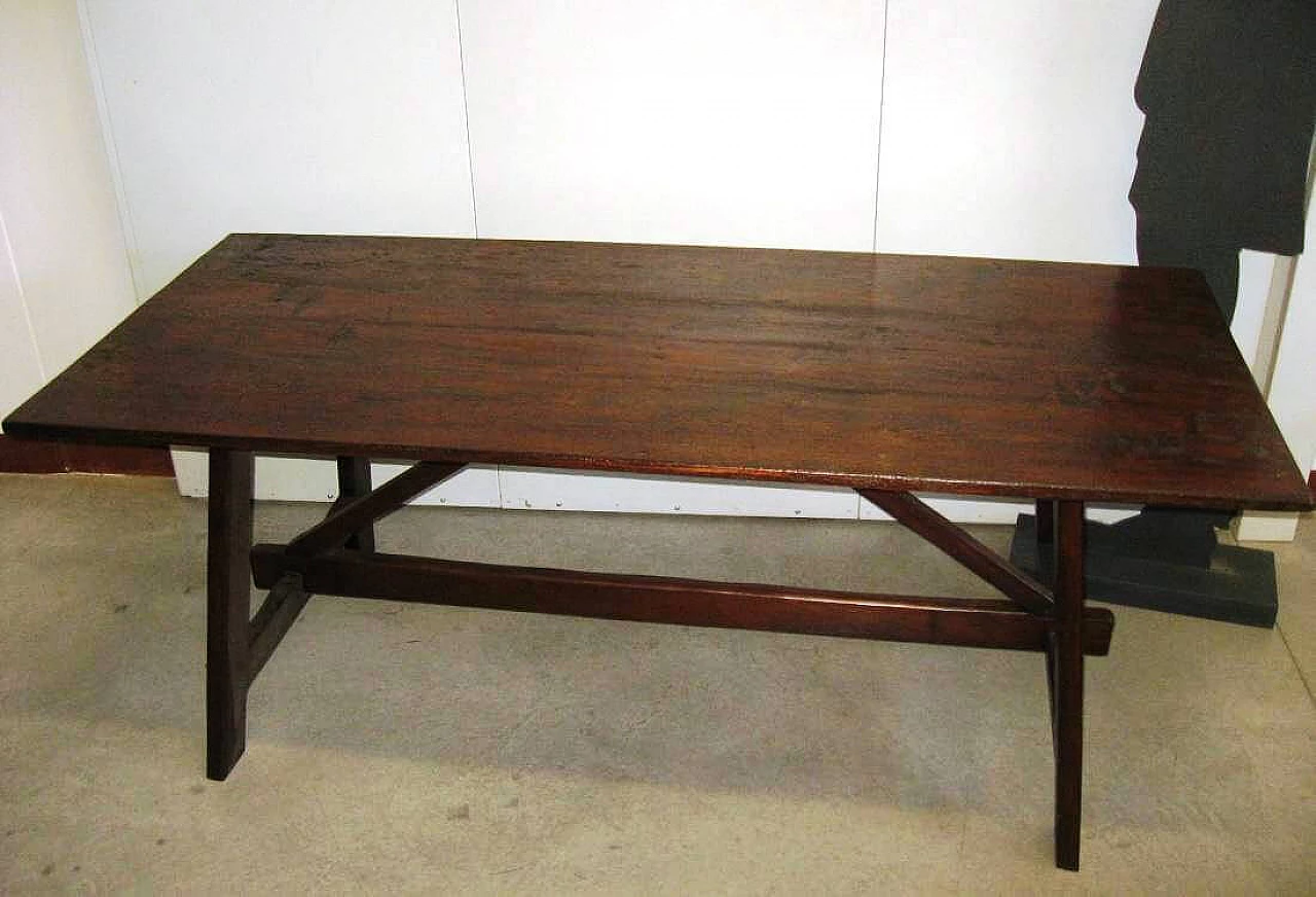 Capretta table in solid spruce, 20th century 1218640