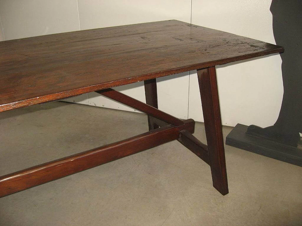 Capretta table in solid spruce, 20th century 1218646