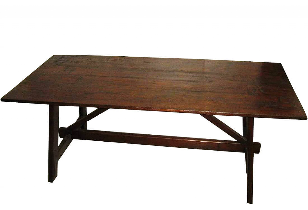 Capretta table in solid spruce, 20th century 1218654