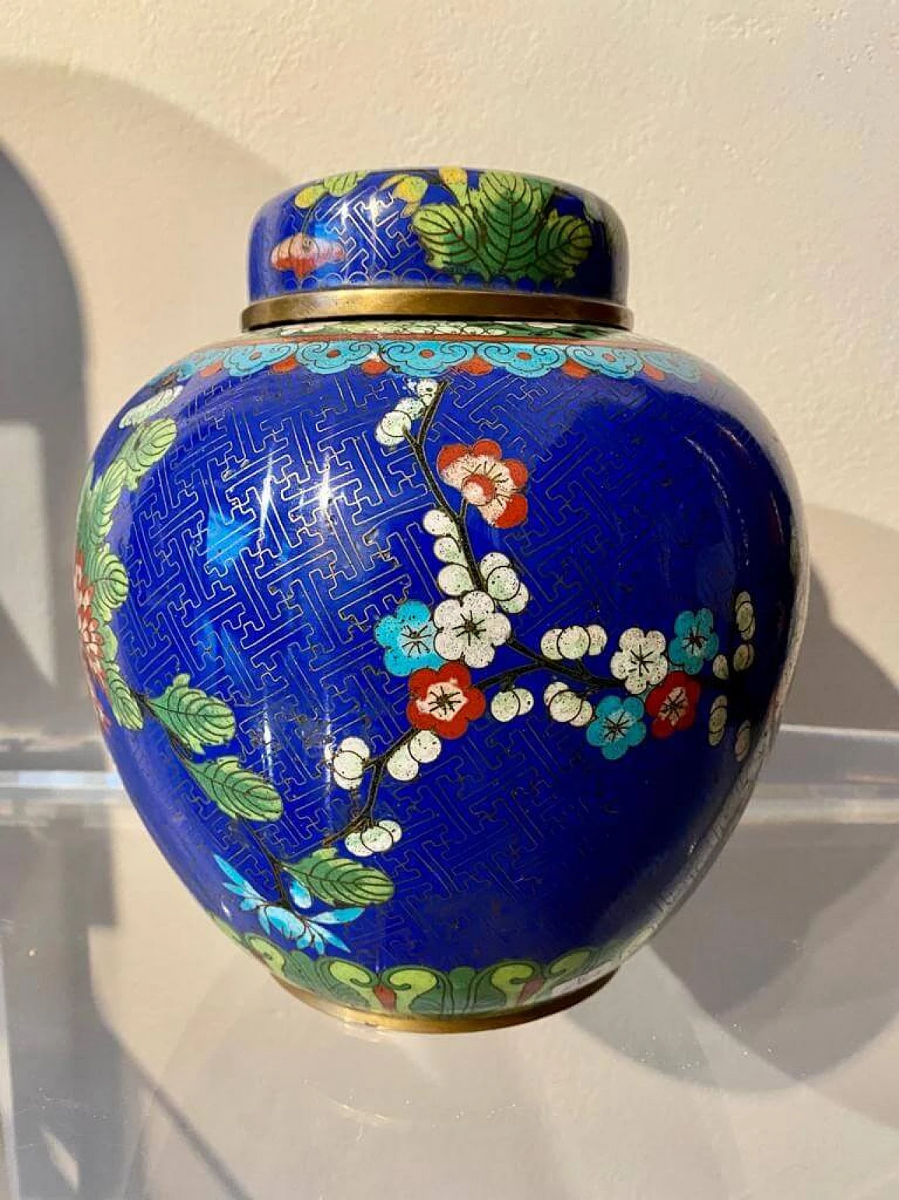 Potiches vase in bronze and enamels Cloisonné, China Liberty period, beginning 20th century 1219581