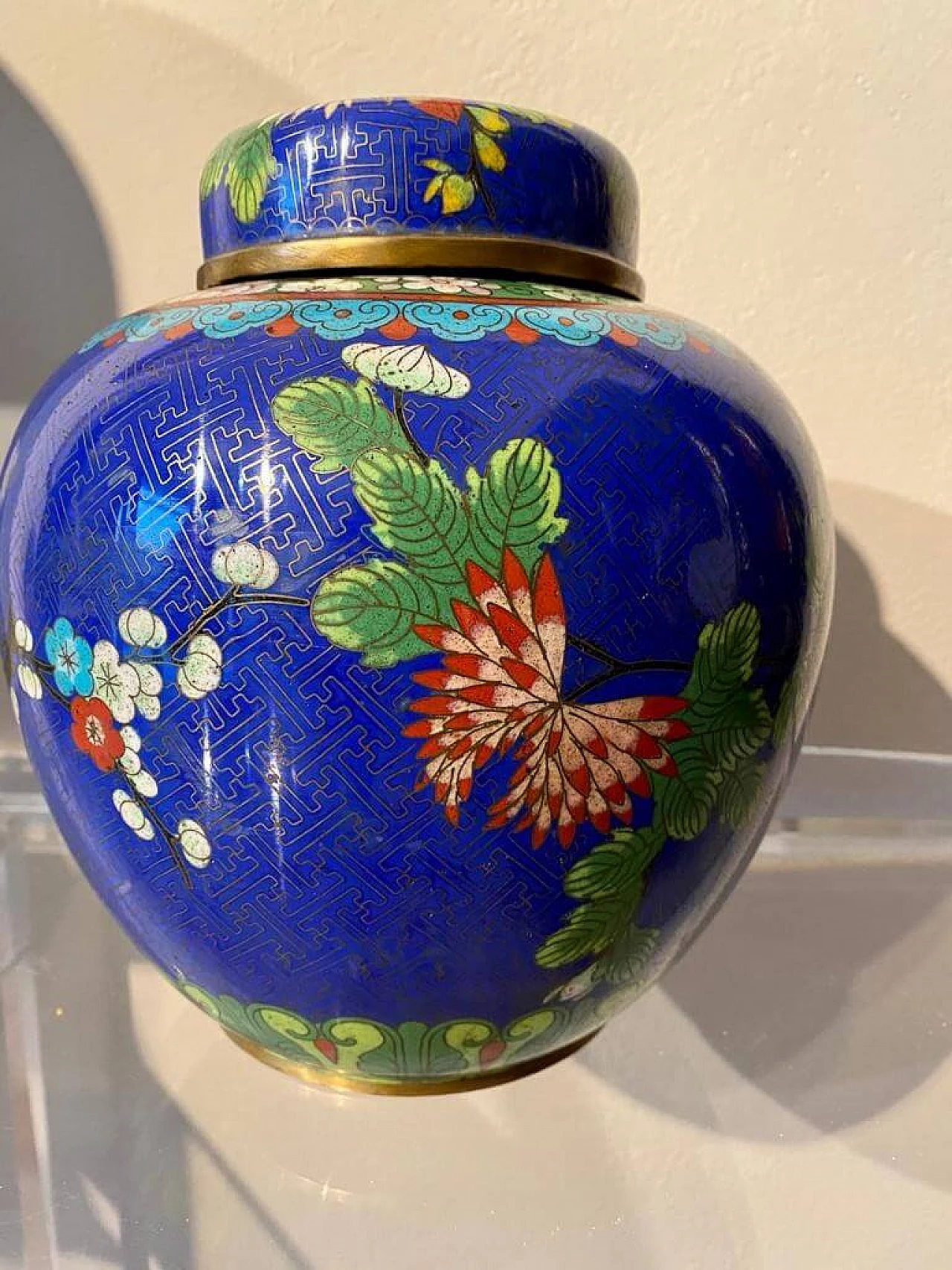 Potiches vase in bronze and enamels Cloisonné, China Liberty period, beginning 20th century 1219582