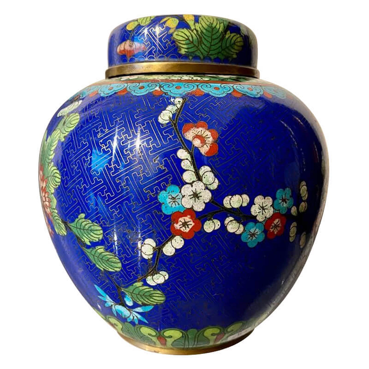 Potiches vase in bronze and enamels Cloisonné, China Liberty period, beginning 20th century 1219650