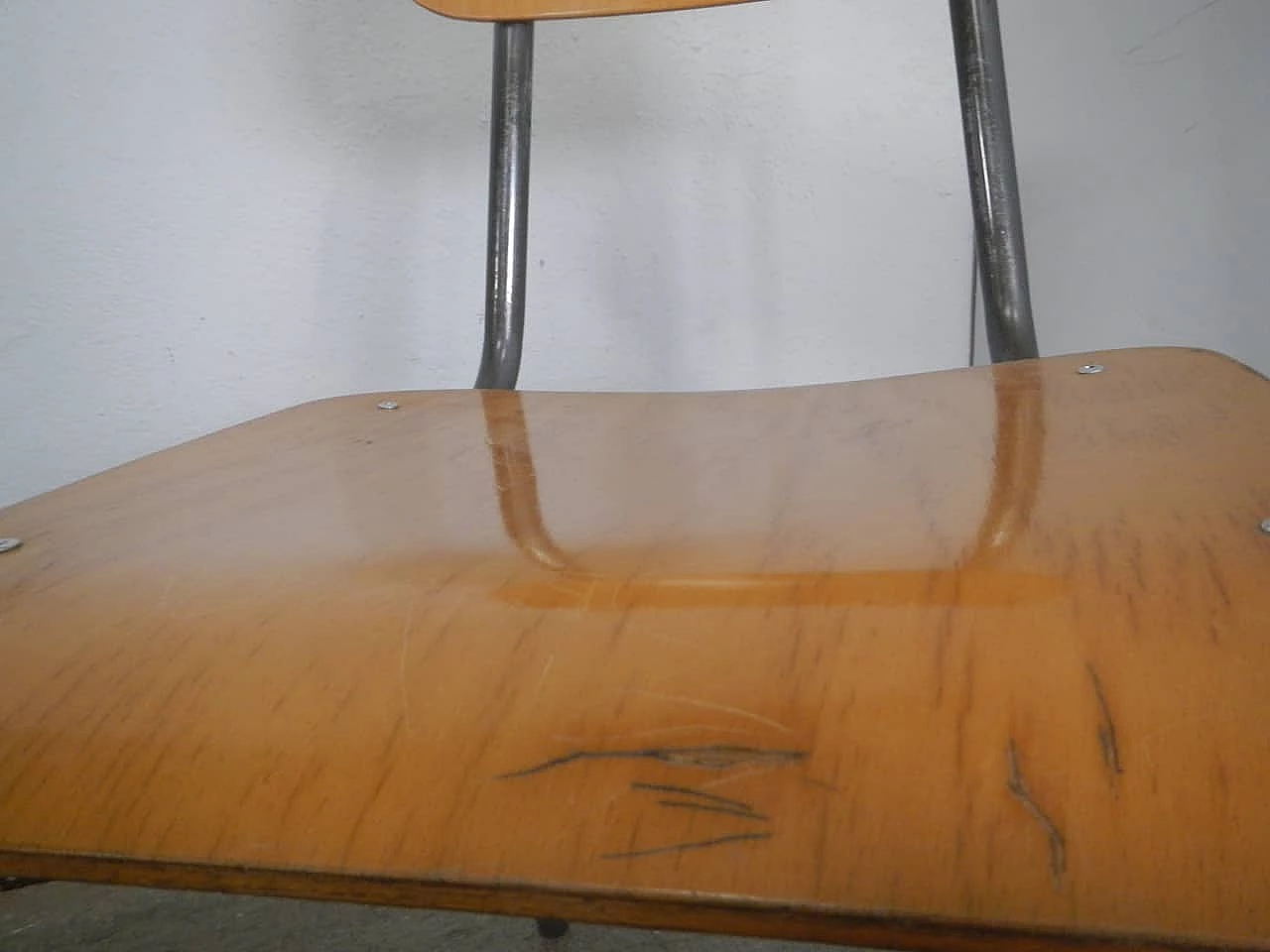 Bent beech office chair, 50s 1229232