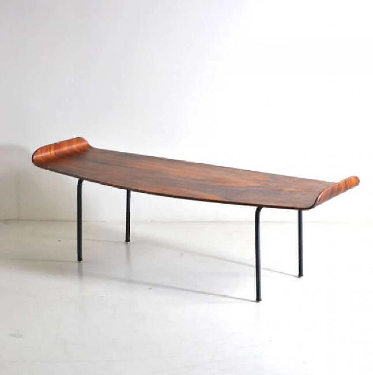 Coffee table in bent teak by Franco Campi and Carlo Graffi, 50s 1236694