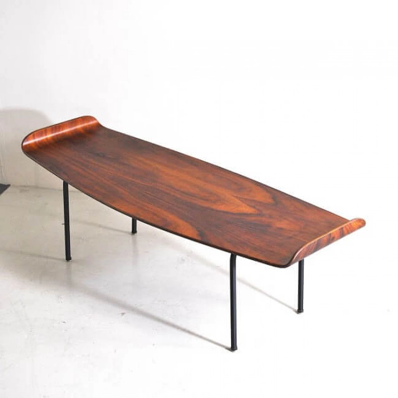 Coffee table in bent teak by Franco Campi and Carlo Graffi, 50s 1236696