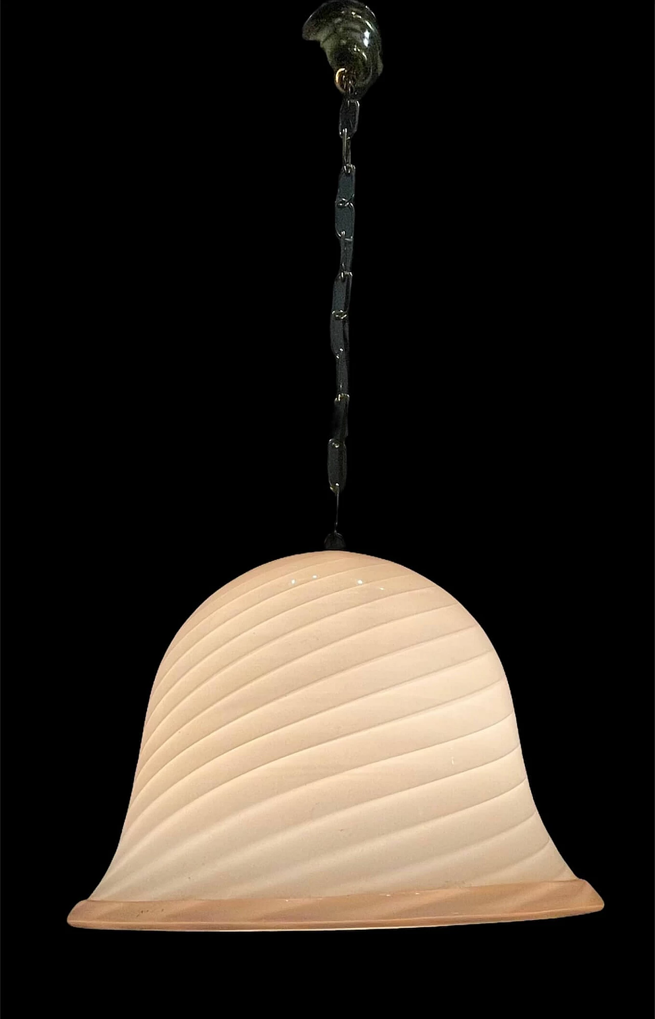 Murano pink glass pendant lamp, 60s 1240993