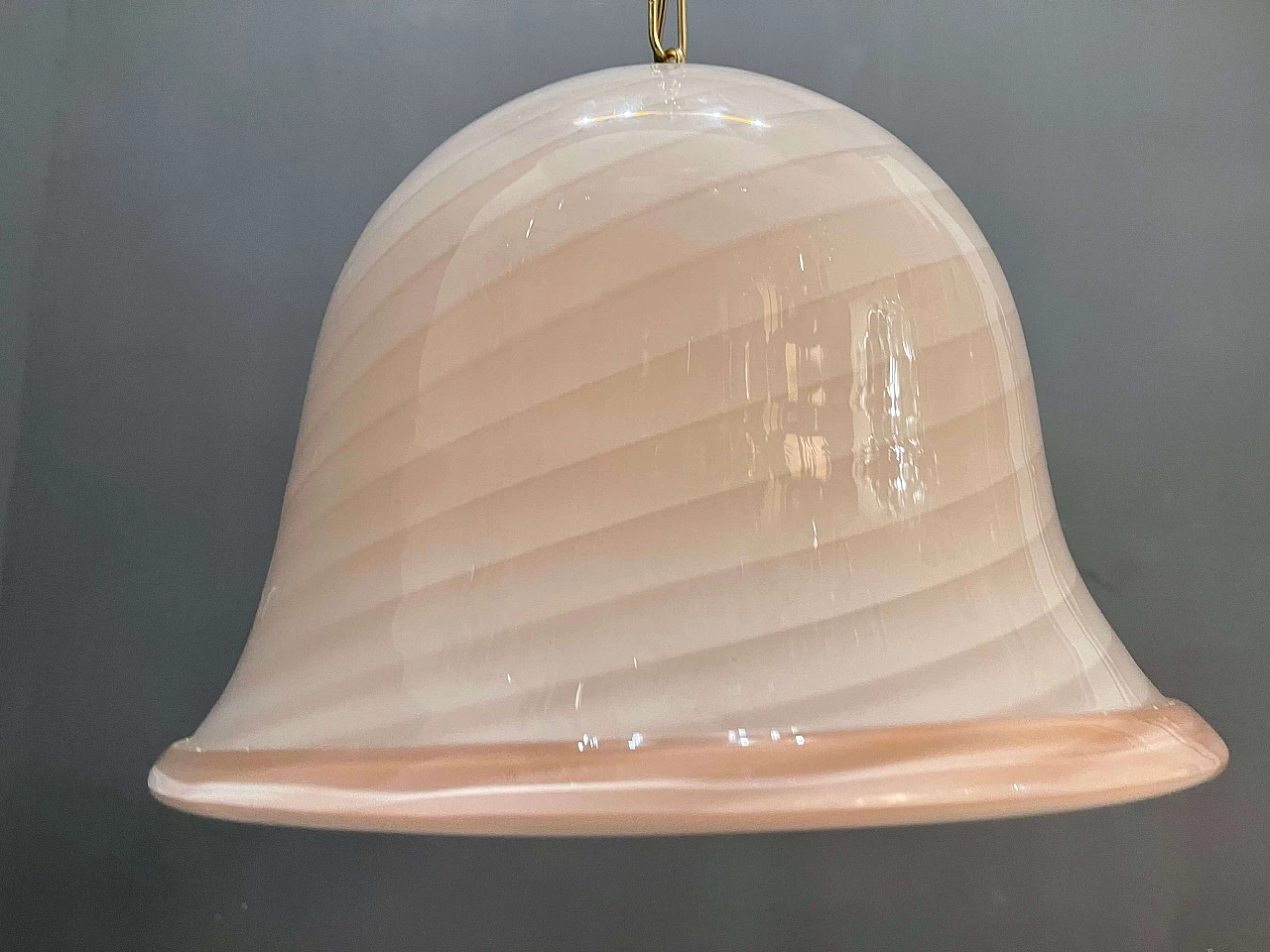 Murano pink glass pendant lamp, 60s 1240999