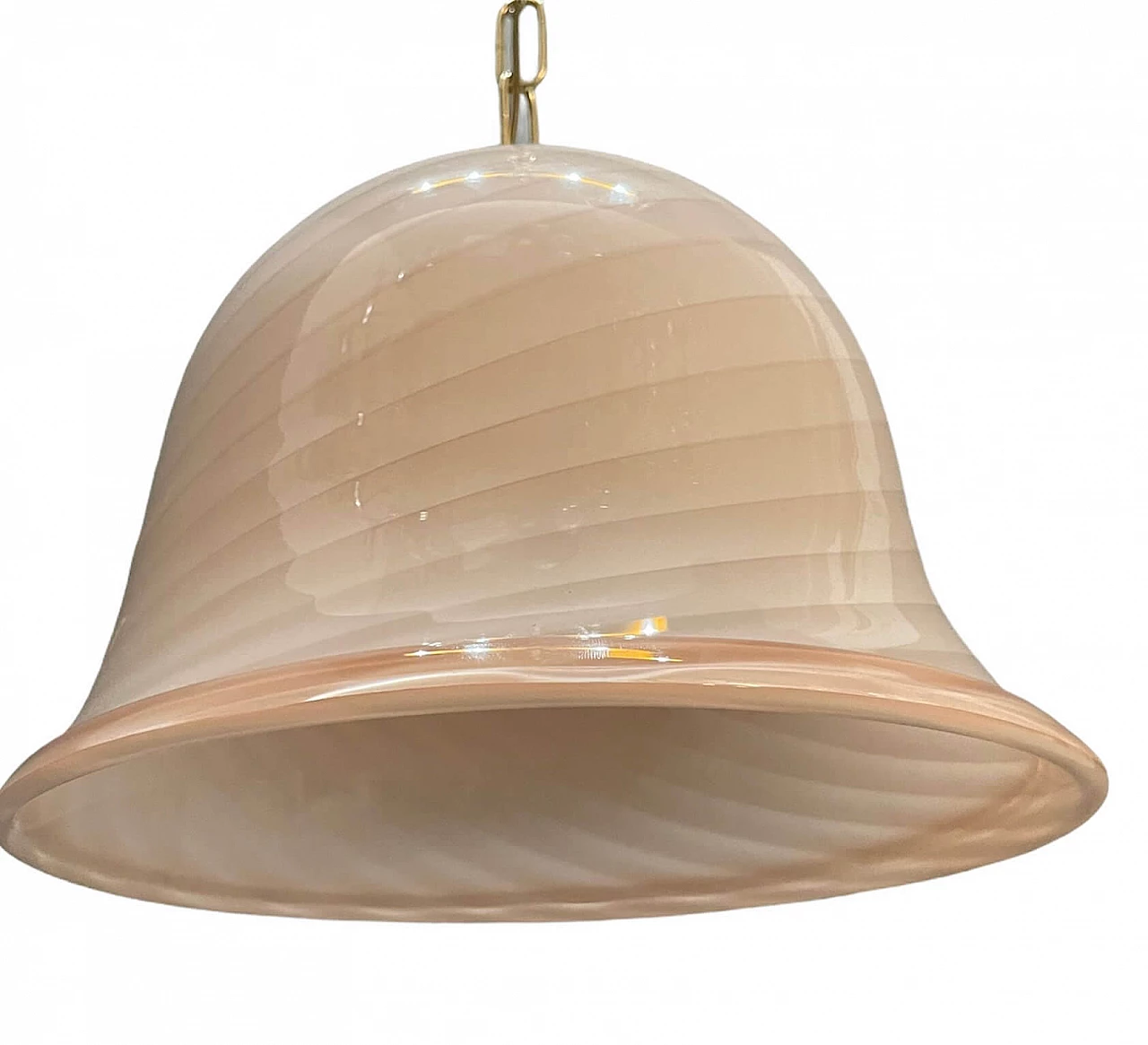 Murano pink glass pendant lamp, 60s 1241000