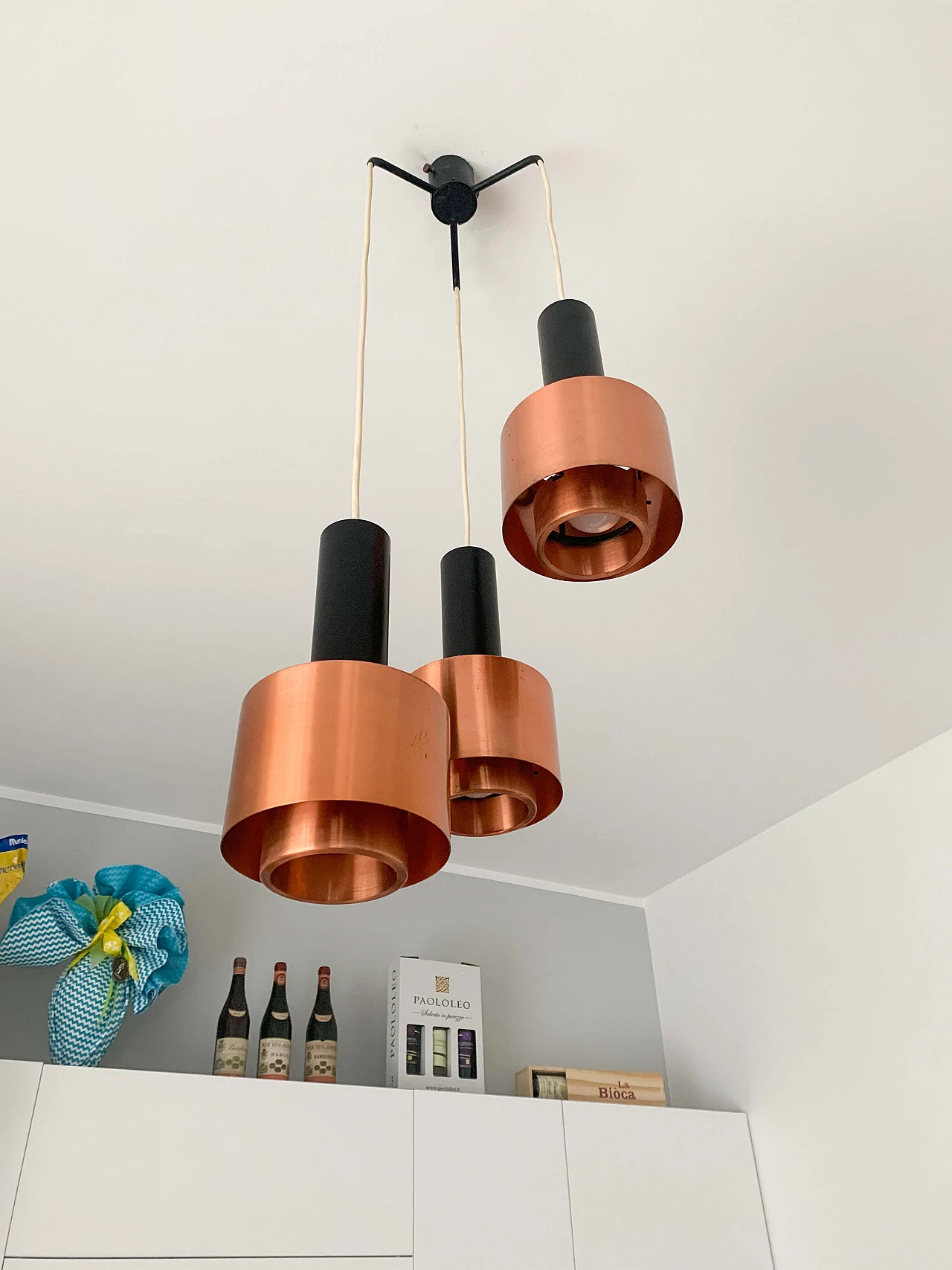 Stilnovo chandelier mod. 1223, 60s 1241561