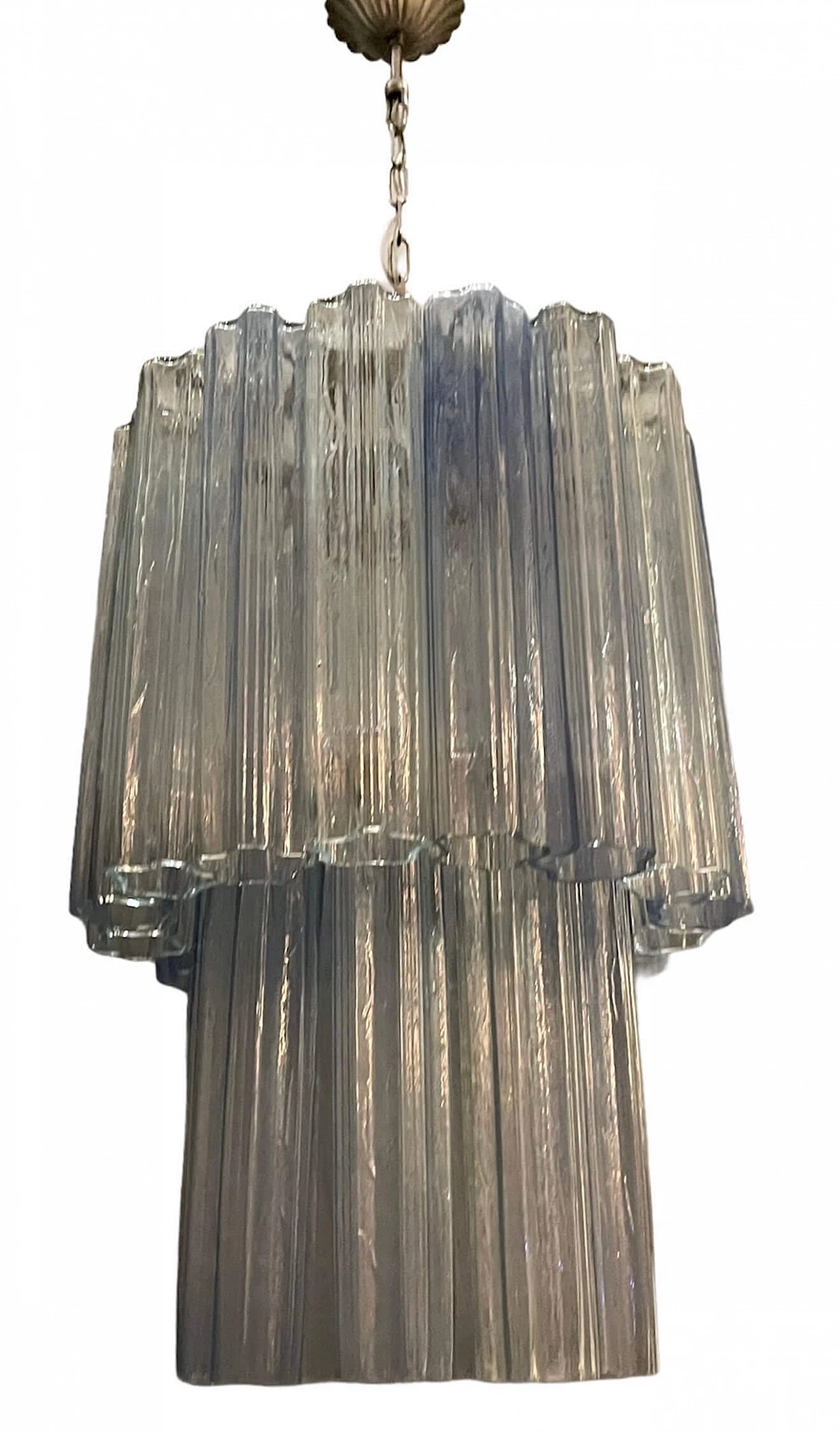 Large chandelier Tronchi in Murano glass, 70s 1242049