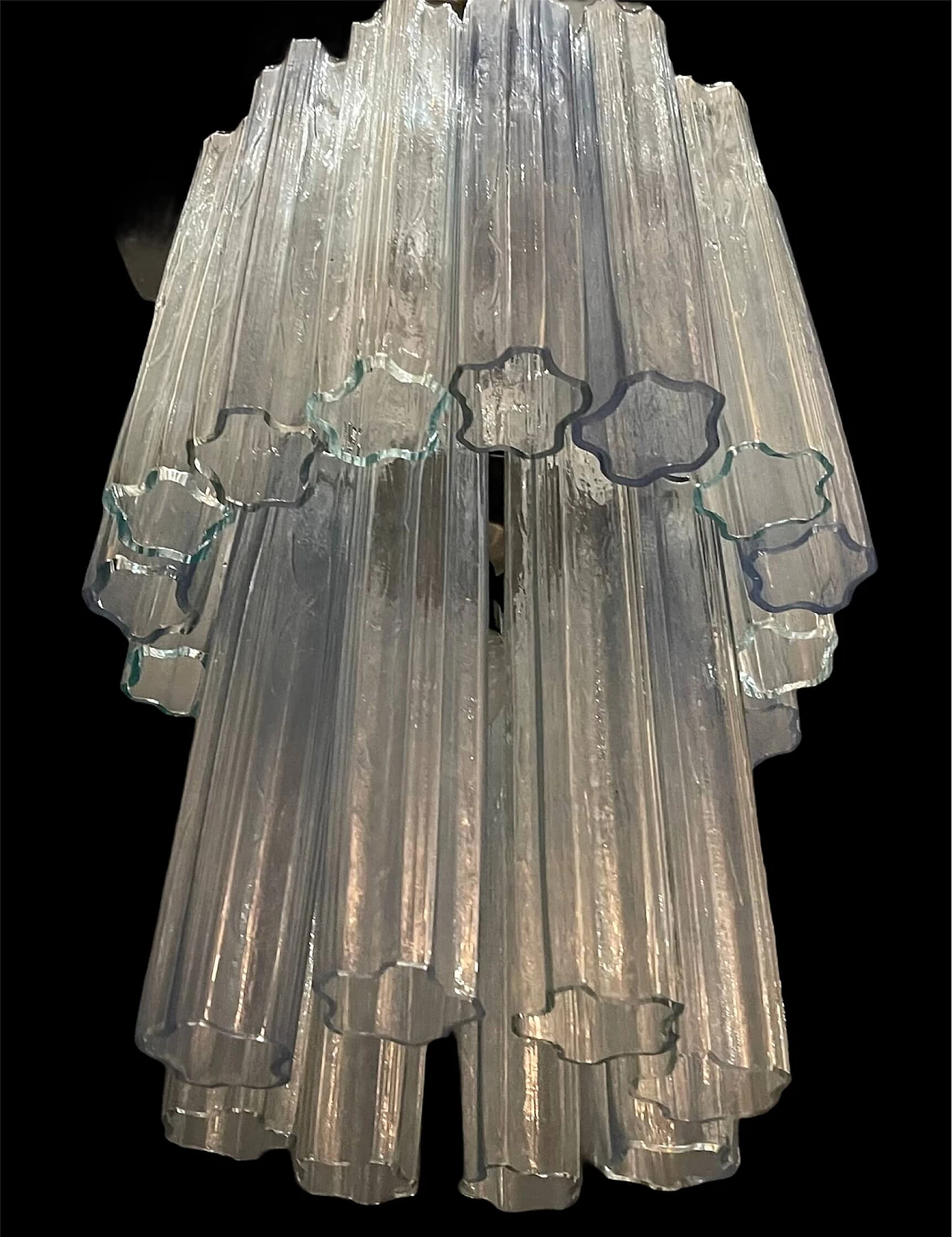 Large chandelier Tronchi in Murano glass, 70s 1242050