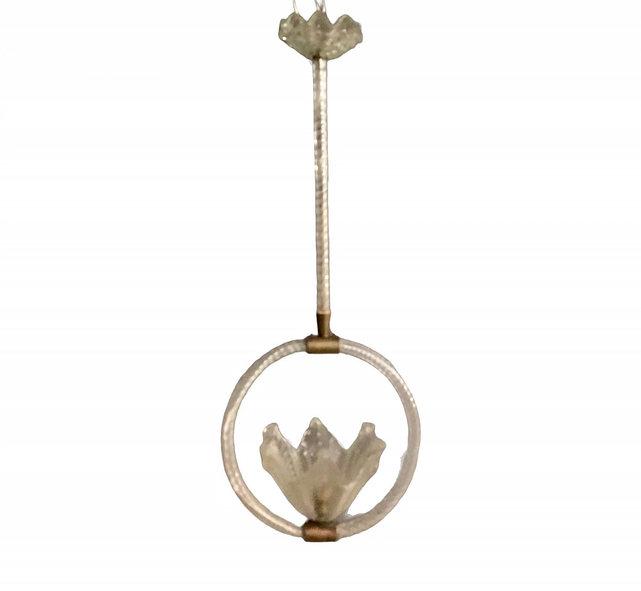 Suspension lamp in Murano glass by Ercole Barovier, 1940s 1245975