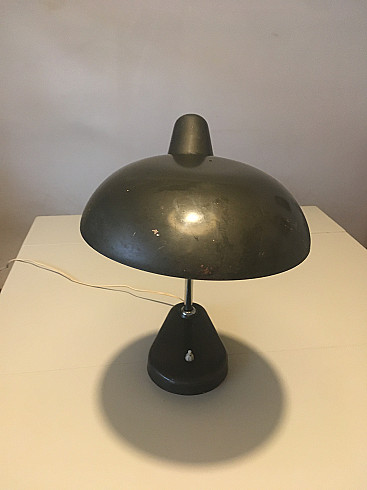 Lampada da tavolo in metallo di Seminara, anni '50