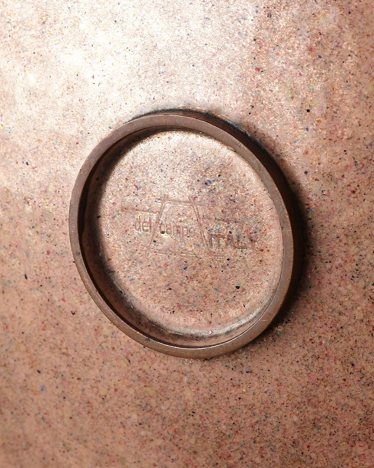 Piattino in bronzo smaltato di Fondere Del Campo, anni '50 1249907