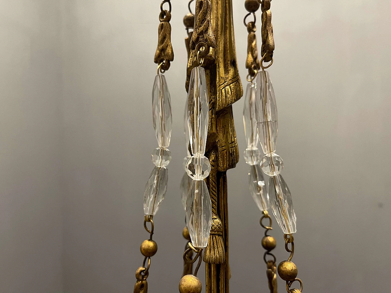 Art Nouveau bronze chandelier, 40s 1266240