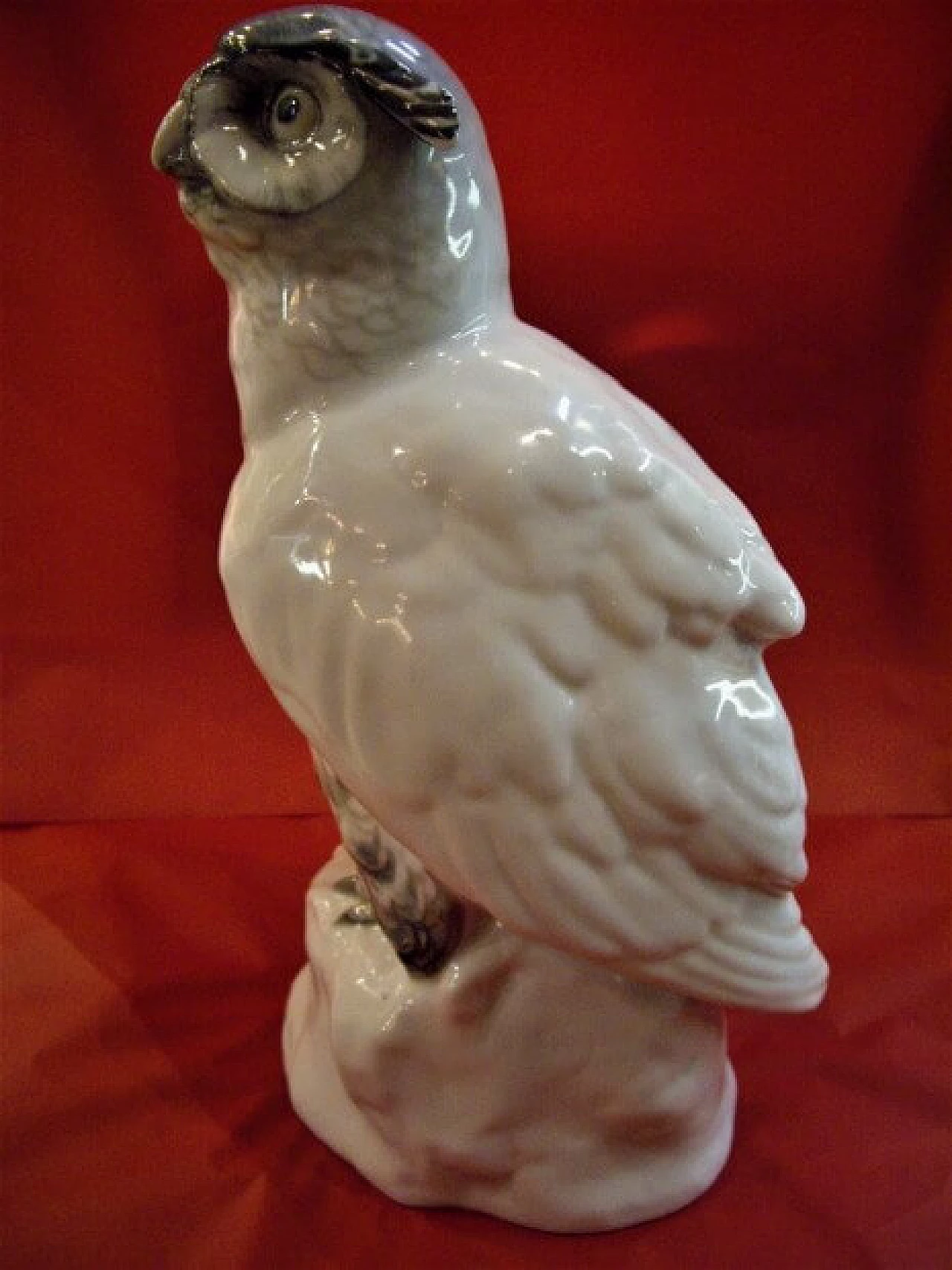 Sculpture of a horned owl in porcelain by Karl Ens Volskstedt, 10s 1268357