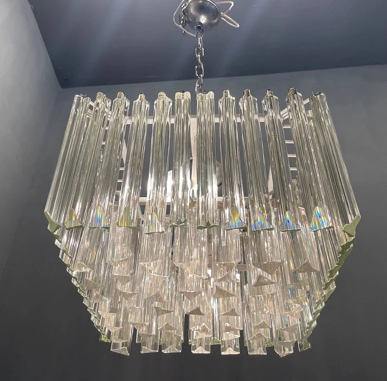 Murano glass chandelier by Paolo Venini, 70s 1268825