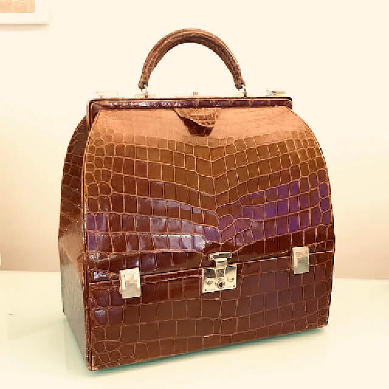 Travel bag Hermes SAC Madette, 1950s 1274643