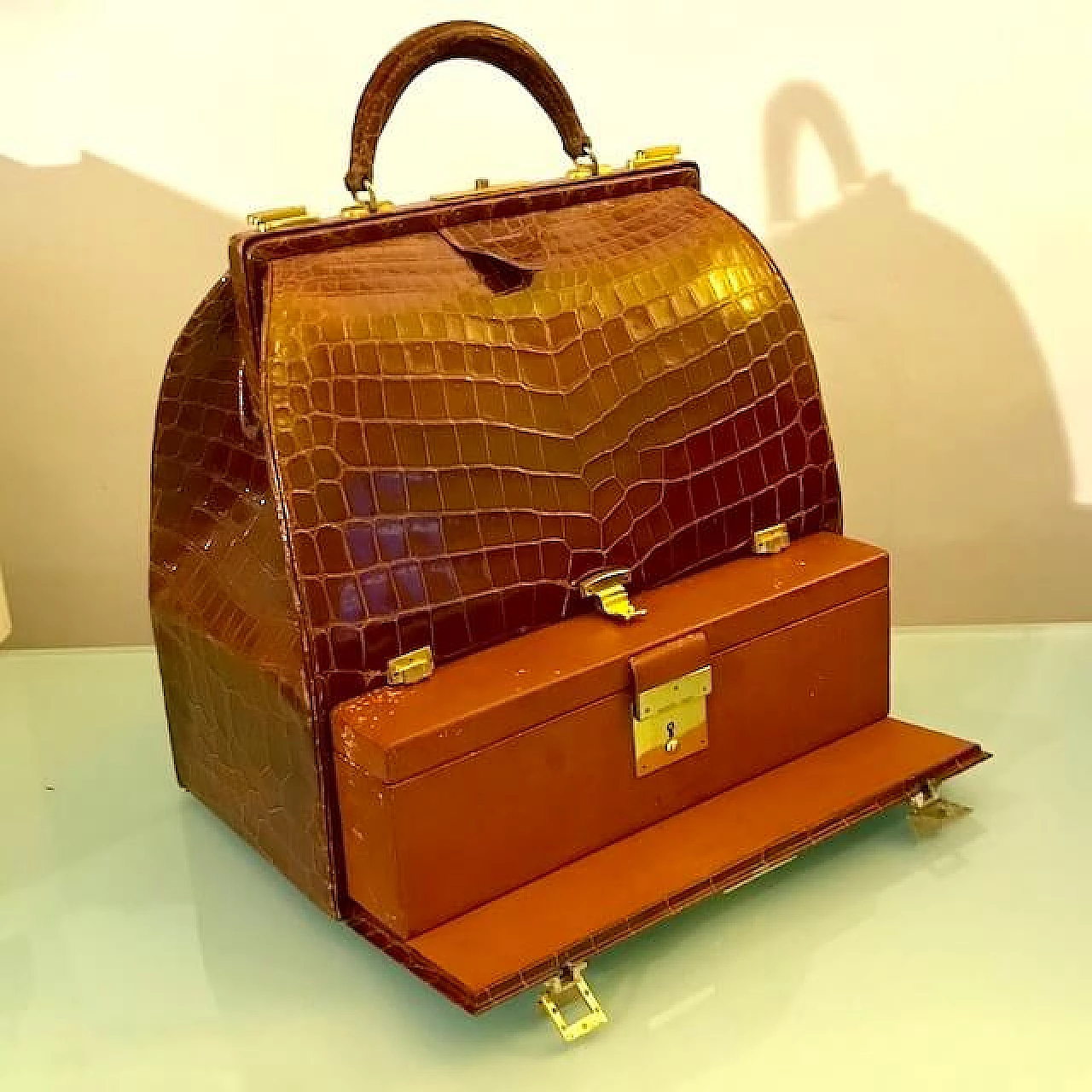 Travel bag Hermes SAC Madette, 1950s 1274644
