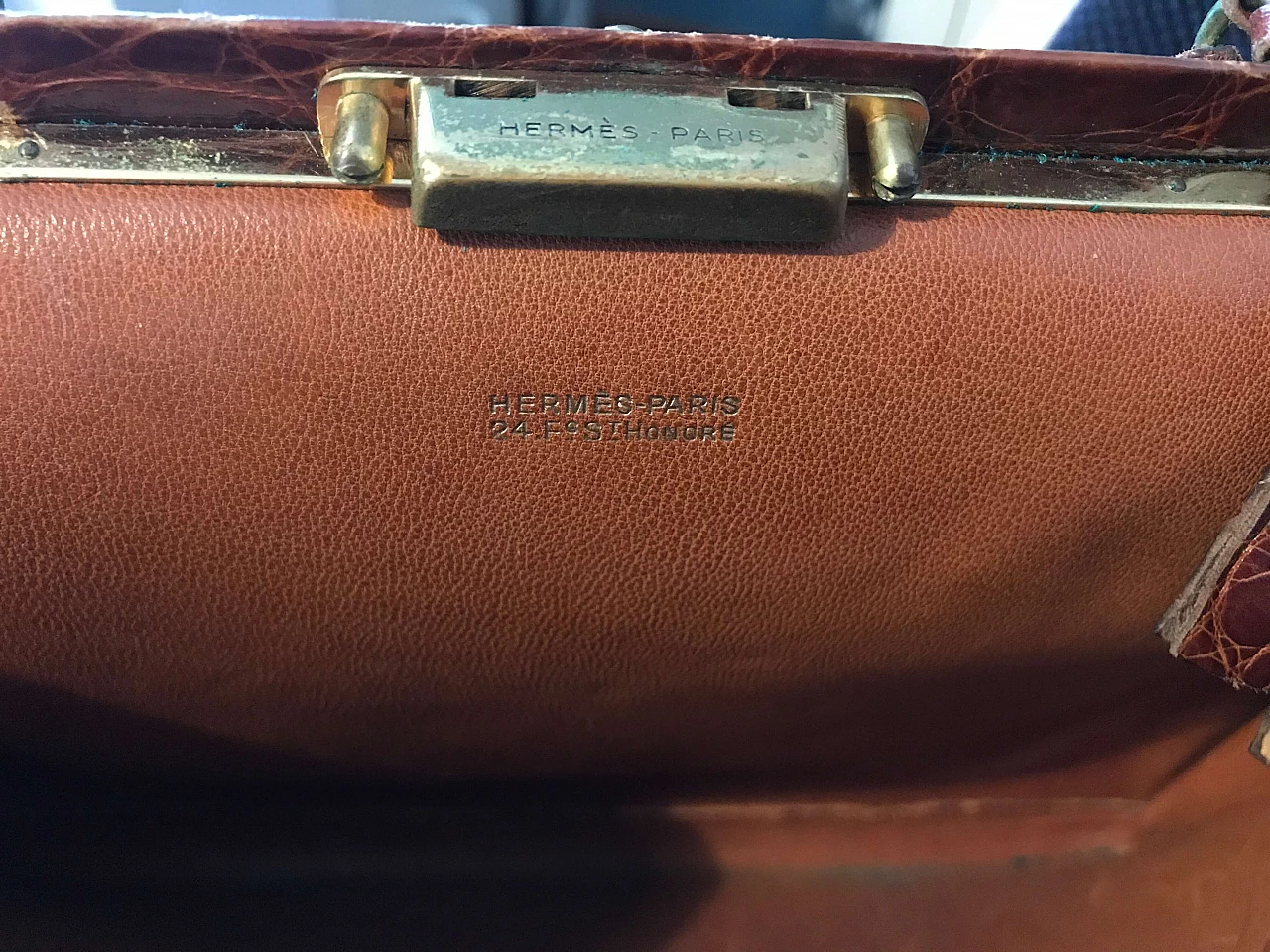 Travel bag Hermes SAC Madette, 1950s 1274646