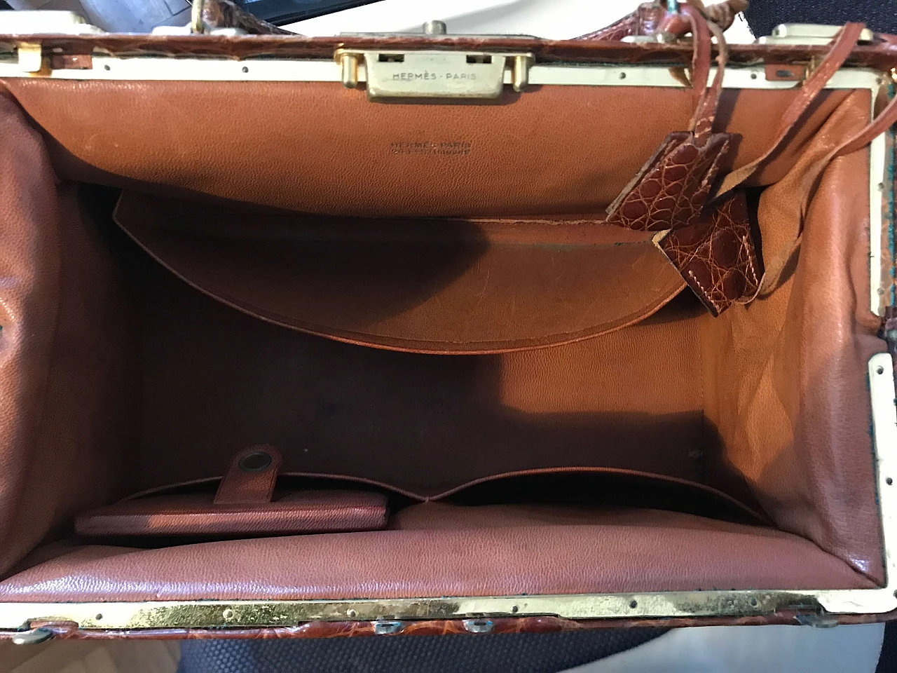 Travel bag Hermes SAC Madette, 1950s 1274650
