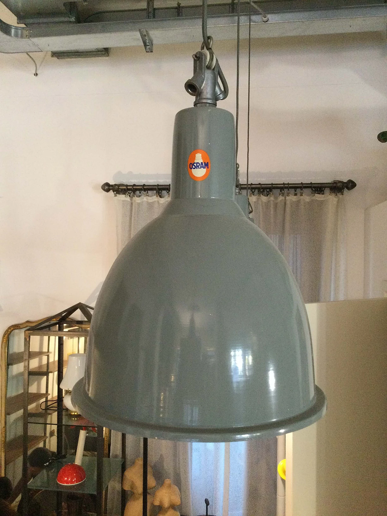 Osram painted aluminium lamp, 1970s 1282721