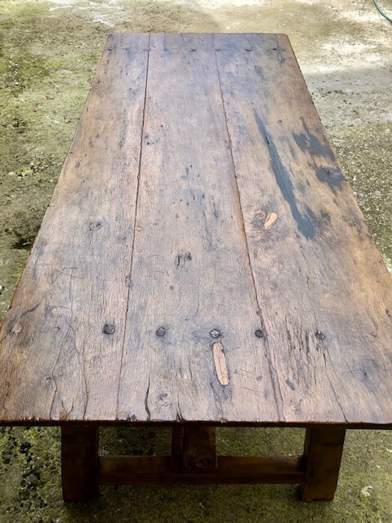 Table with trestle in wood, 18th century 1302358