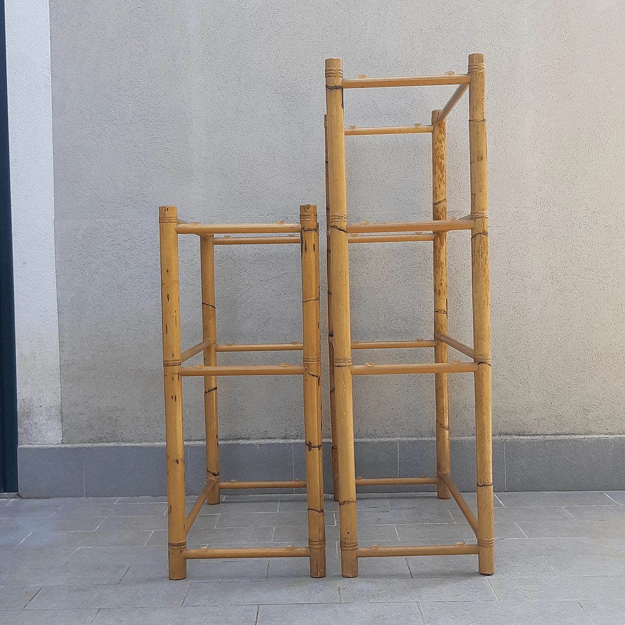 Bamboo bookcase, 1970s 1304901