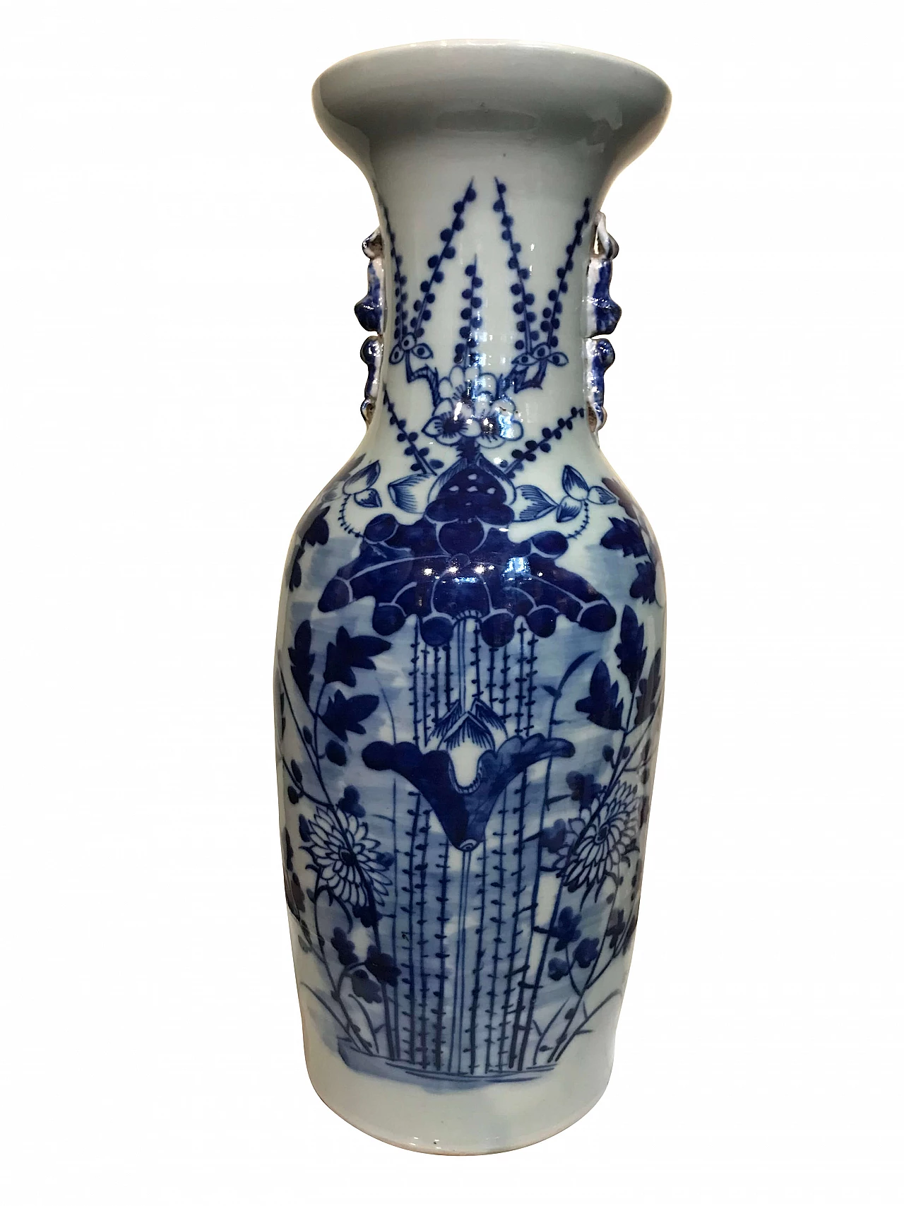 Chinese blue and white vase, mid-19th century 1306596