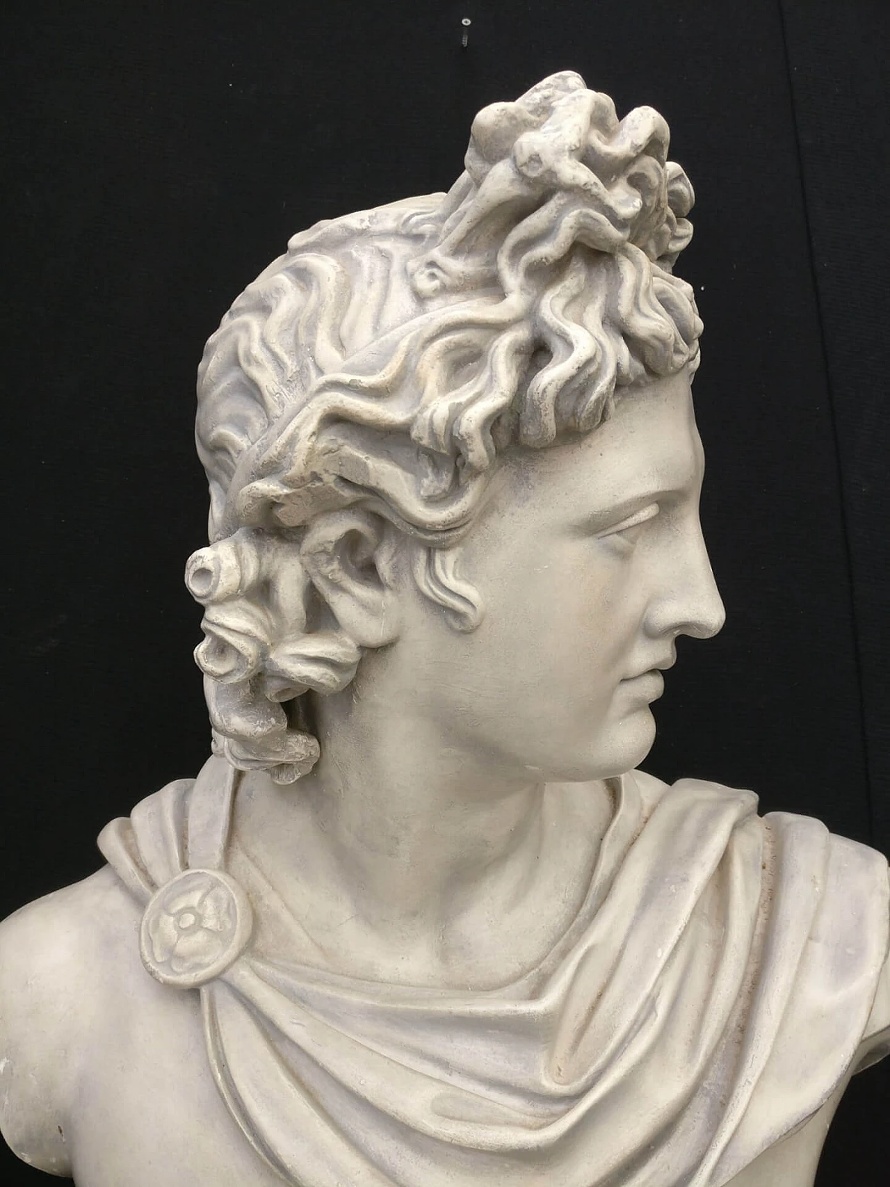 Bust depicting God Apollo in plaster, 19th century 1311103