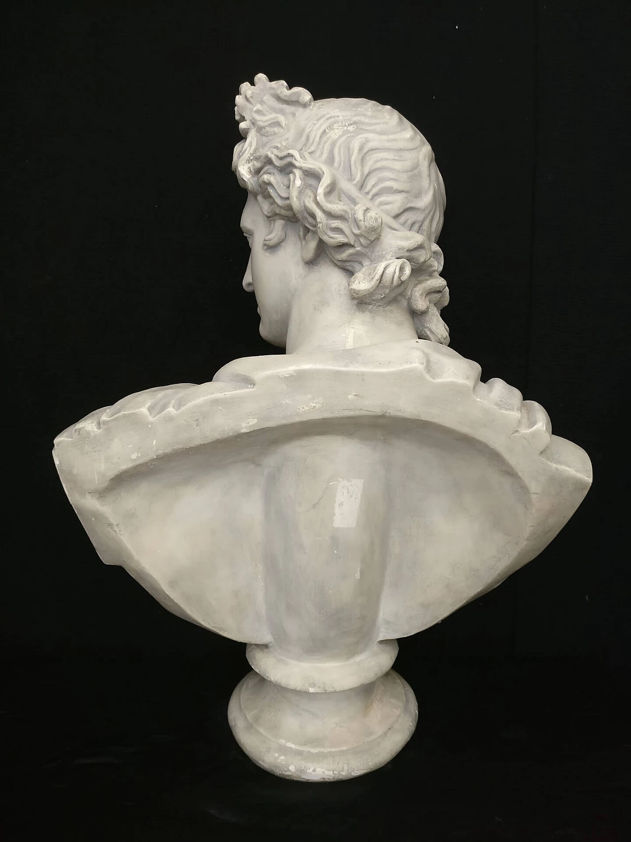 Bust depicting God Apollo in plaster, 19th century 1311104