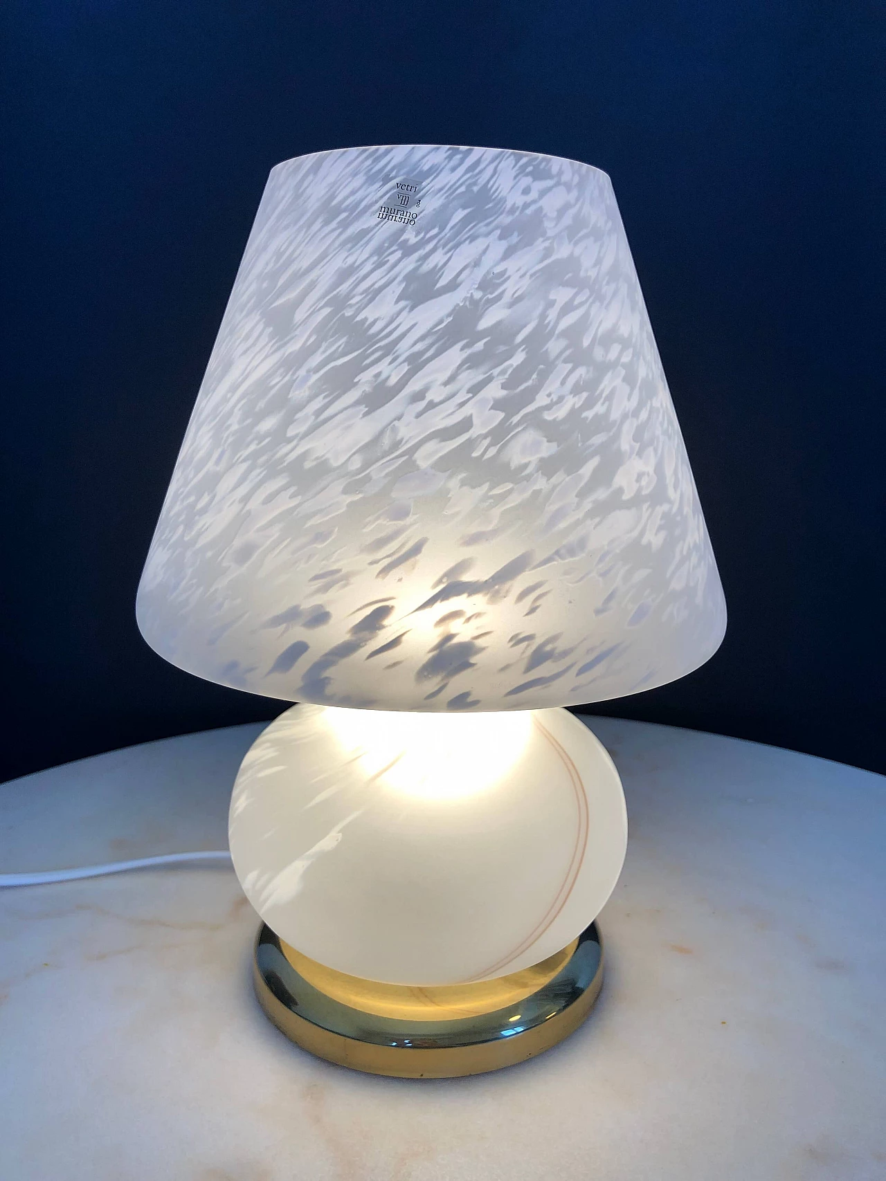 Mushroom lamp in Murano glass, 1960s 1323065