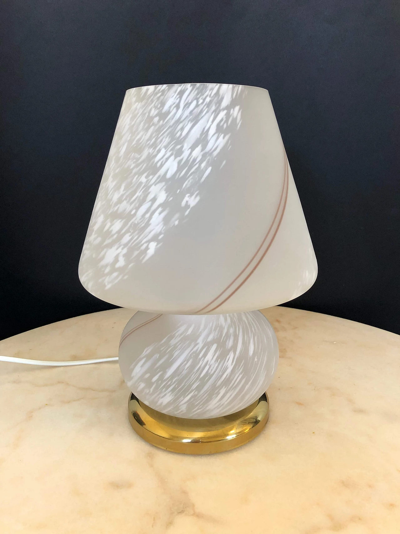 Mushroom lamp in Murano glass, 1960s 1323066