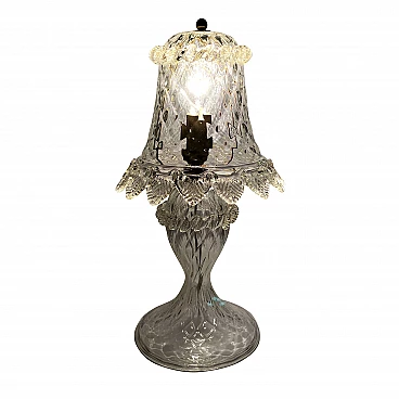 Murano glass table lamp, 80s