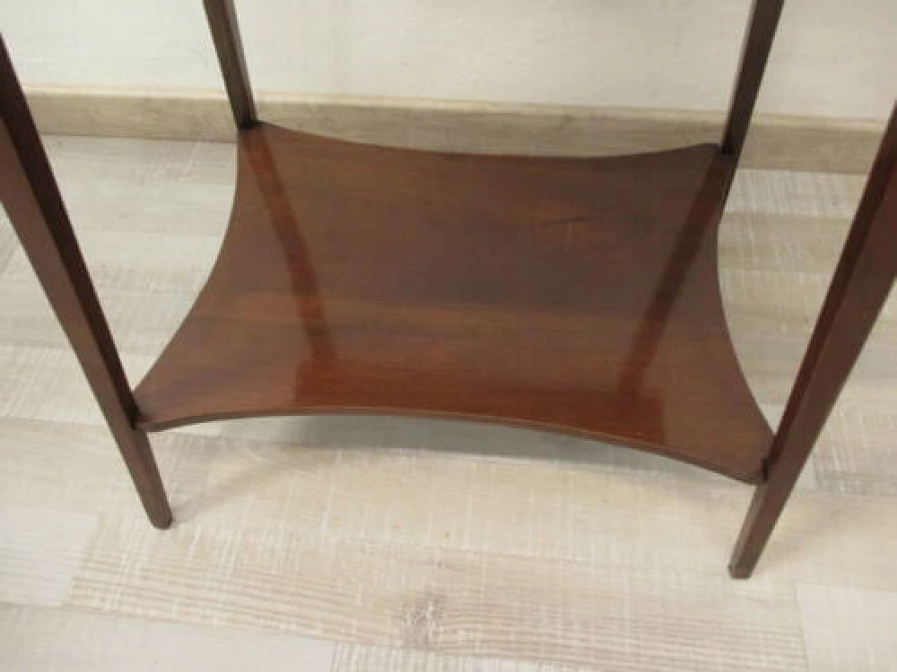 English mahogany coffee table with shelf, early 20th century 1330765