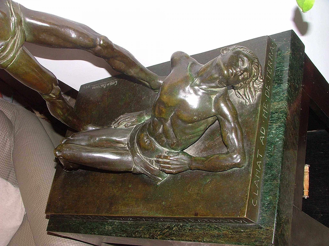 Carlo Paganini, Cain and Abel, bronze sculpture, 1944 1331854