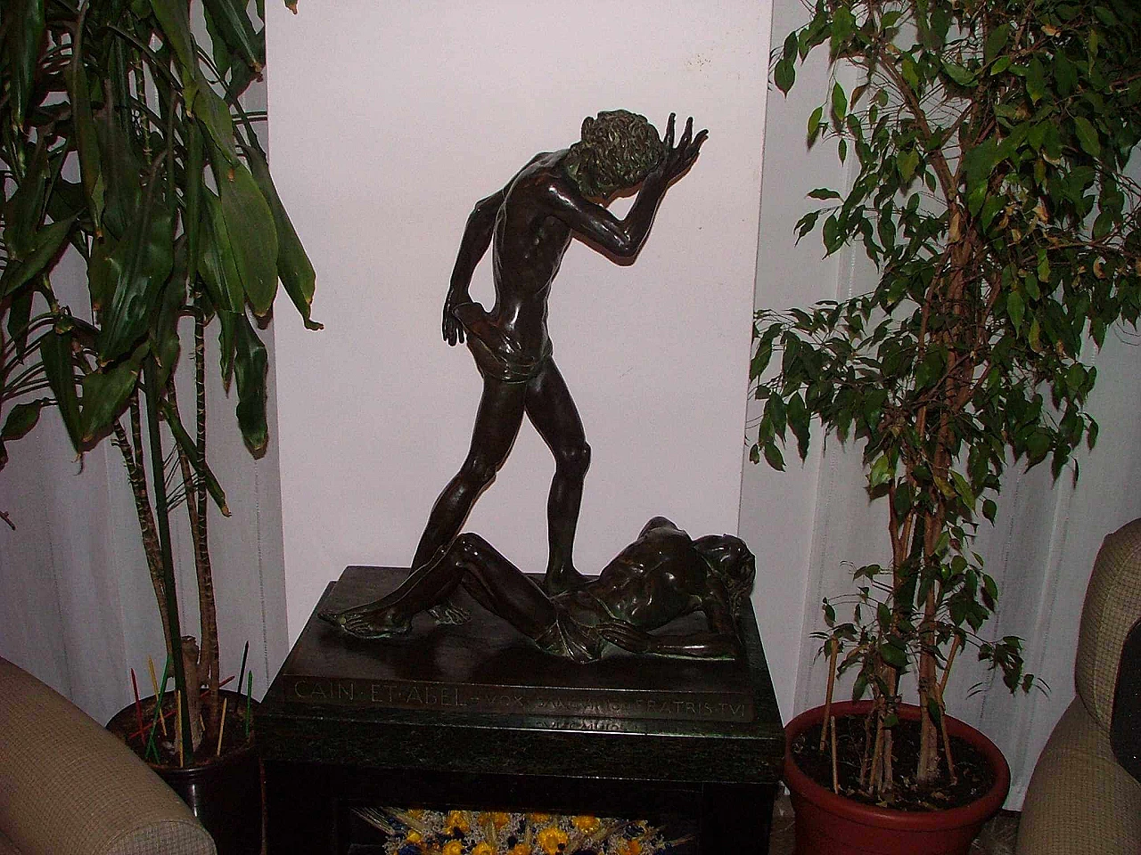 Carlo Paganini, Cain and Abel, bronze sculpture, 1944 1331860