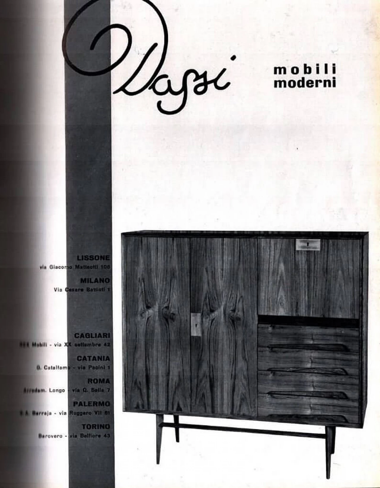 Edmondo Palutari sideboard in teak and brass, 1950s 1331914